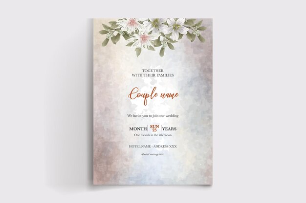 Vector save the date wedding invitation templates