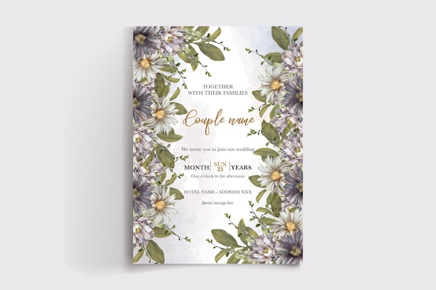 Vector save the date wedding invitation templates