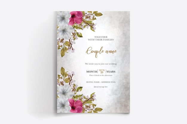 Vector save the date wedding invitation templates