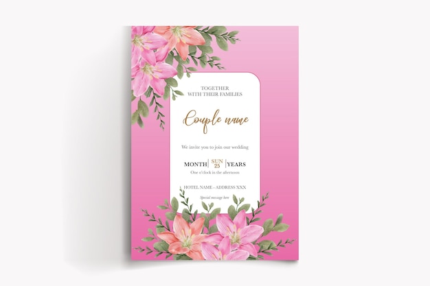 Save the date wedding invitation templates