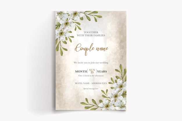 Save the date wedding invitation templates