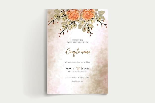 Save the date wedding invitation templates