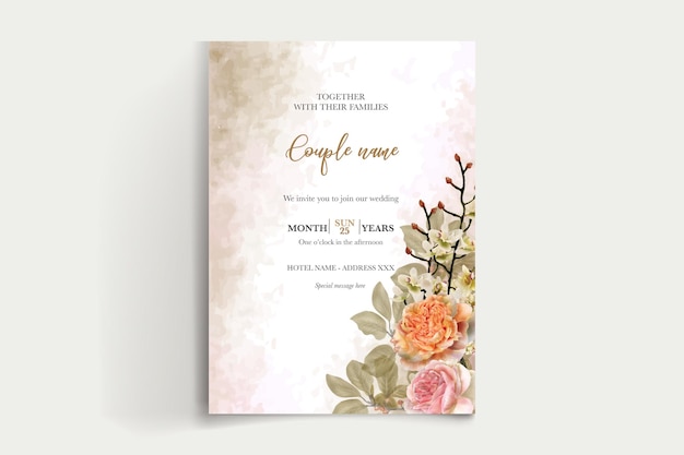 Save the date wedding invitation templates