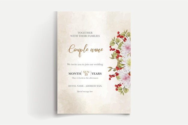 Save the date wedding invitation templates