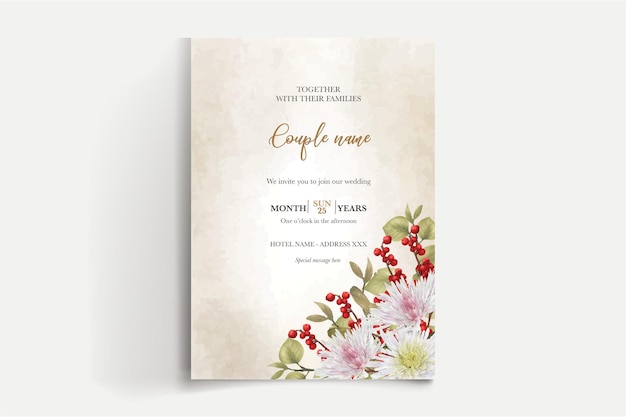 Save the date wedding invitation templates