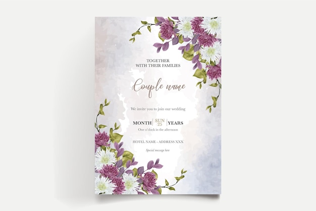 Save the date wedding invitation templates