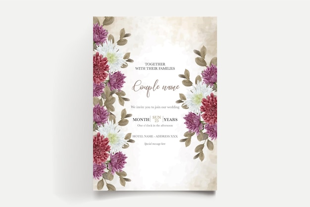 Save the date wedding invitation templates