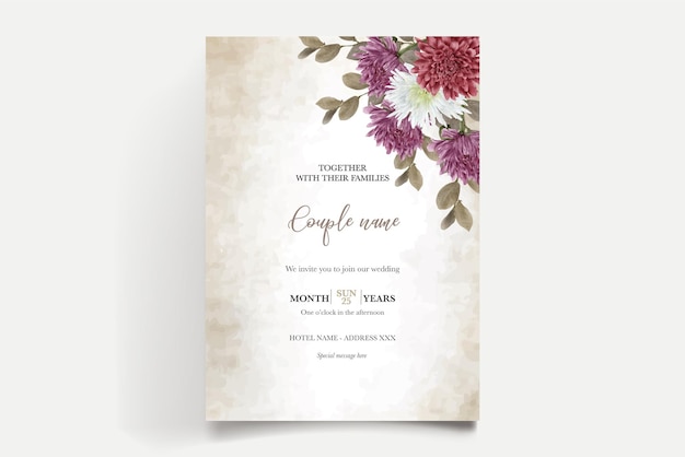 Save the date wedding invitation templates