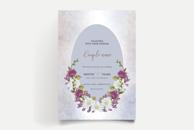 Save the date wedding invitation templates