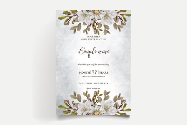 Save the date wedding invitation templates