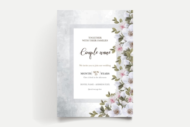 Save the date wedding invitation templates