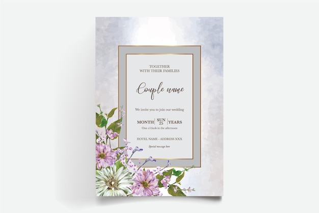 Save the date wedding invitation templates