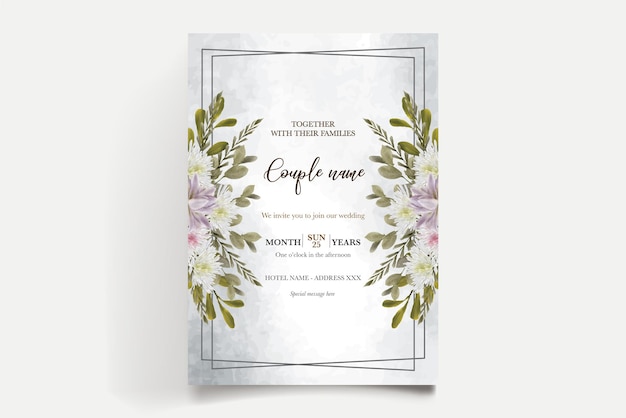 Save the date wedding invitation templates