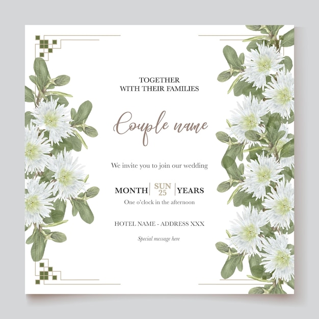 Vector save the date wedding invitation templates