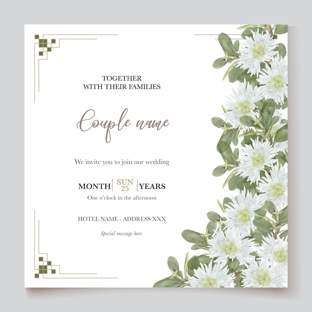 Vector save the date wedding invitation templates