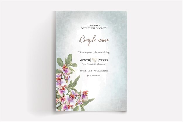 save the date wedding invitation