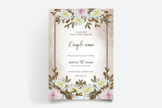 save the date wedding invitation