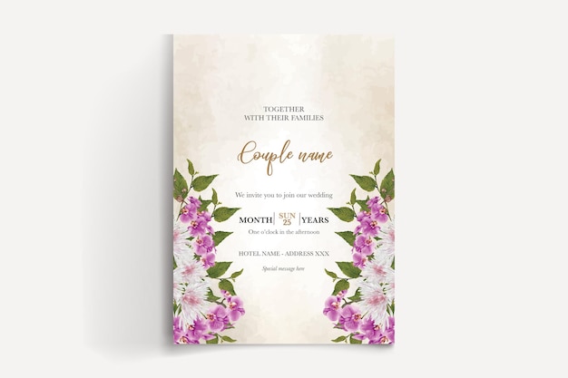 save the date wedding tamplete