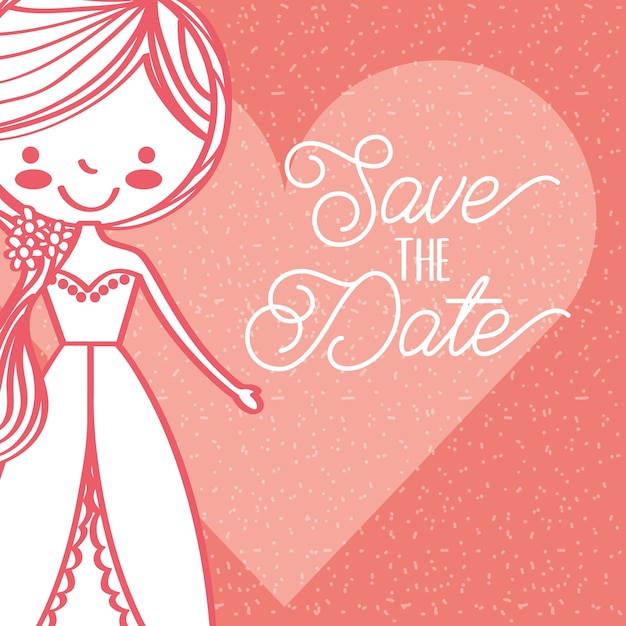 Save the date wedding