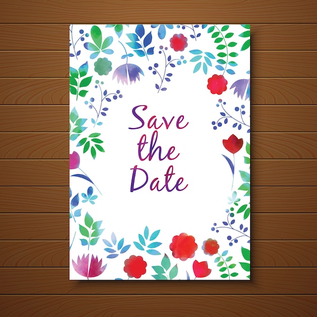 Vector save the date