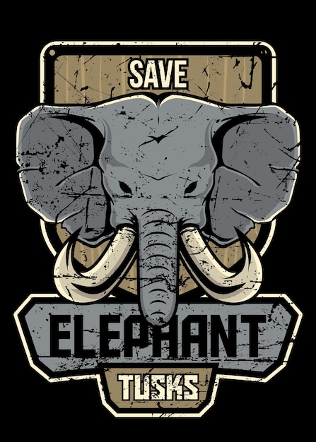 save elephant tusk character
