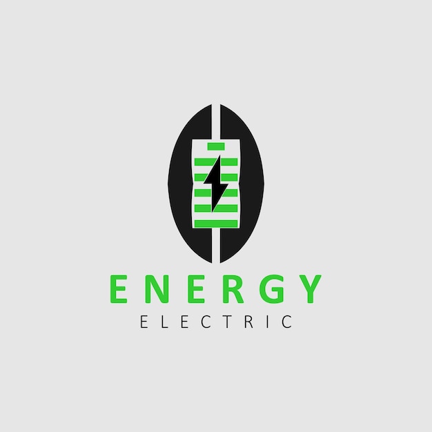 Save energy symbol. Energy icon with lighting. Eco friendly, environmentally. Eco icon.