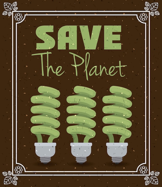 Save the planet design