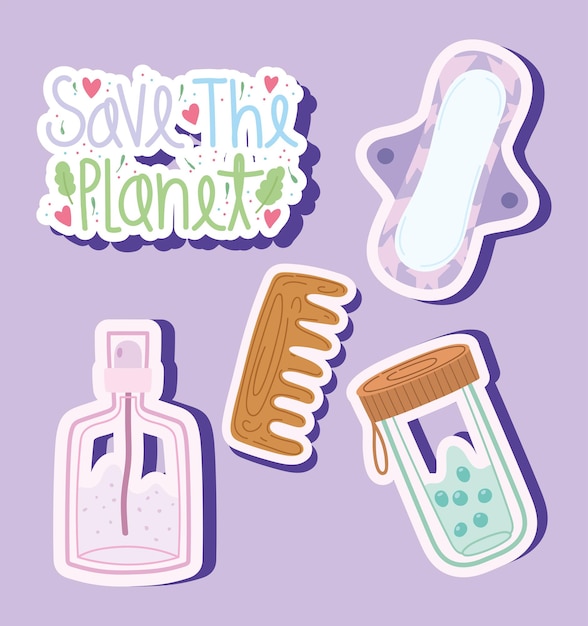 Vector save the planet set