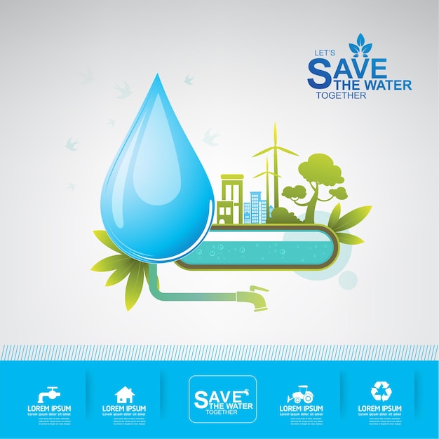 Save the water water is life