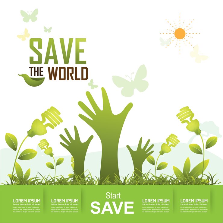 Vector save the world vector