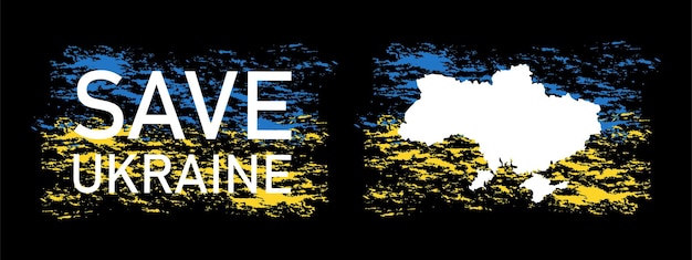 Vector save ukraine. stop war save ukraine. pray for ukraine peace.