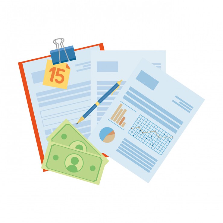 Vector saving money cartoon