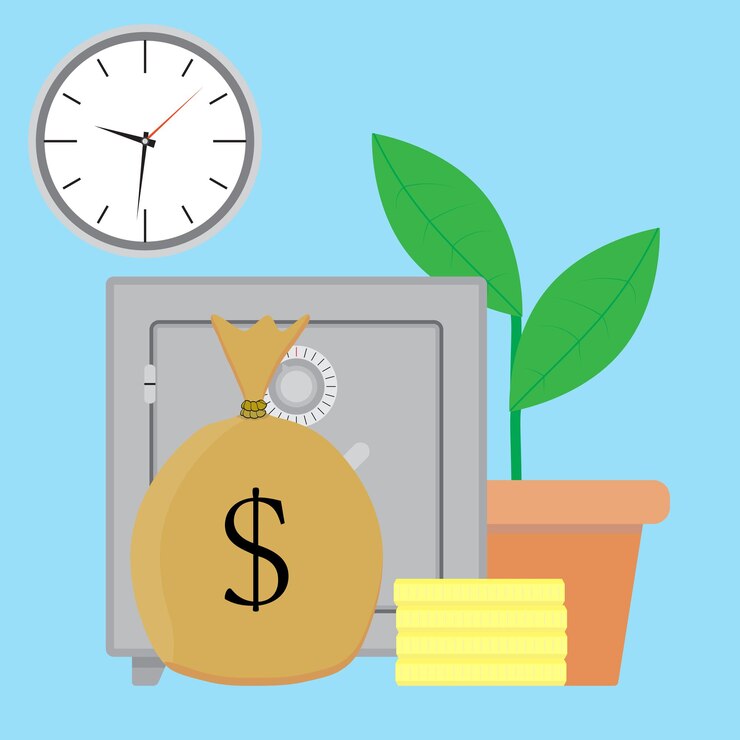 Vector savings money vector