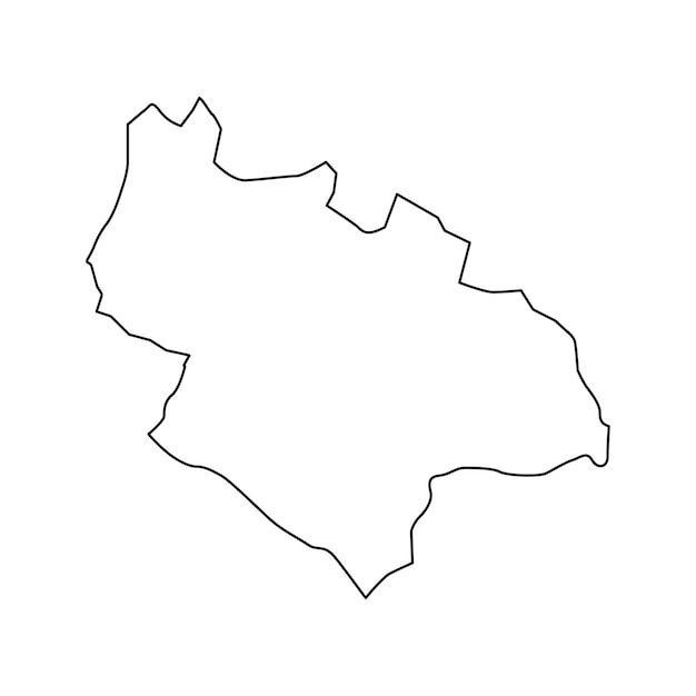 Savnik Municipality map administrative subdivision of Montenegro Vector illustration