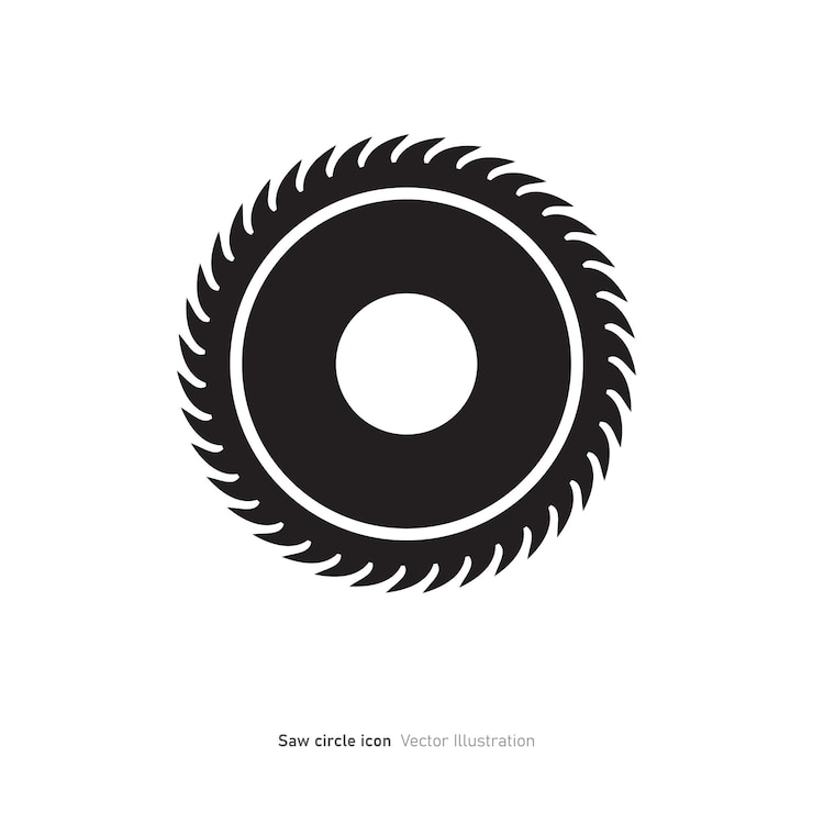 Vector saw circle icon design vector illustration