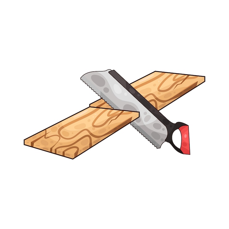 Vector saw illustration
