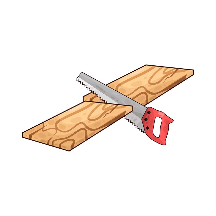 Vector saw illustration