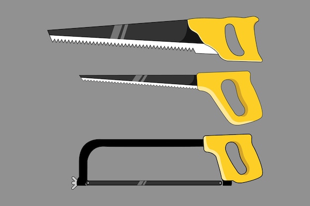 Vector saw illustration