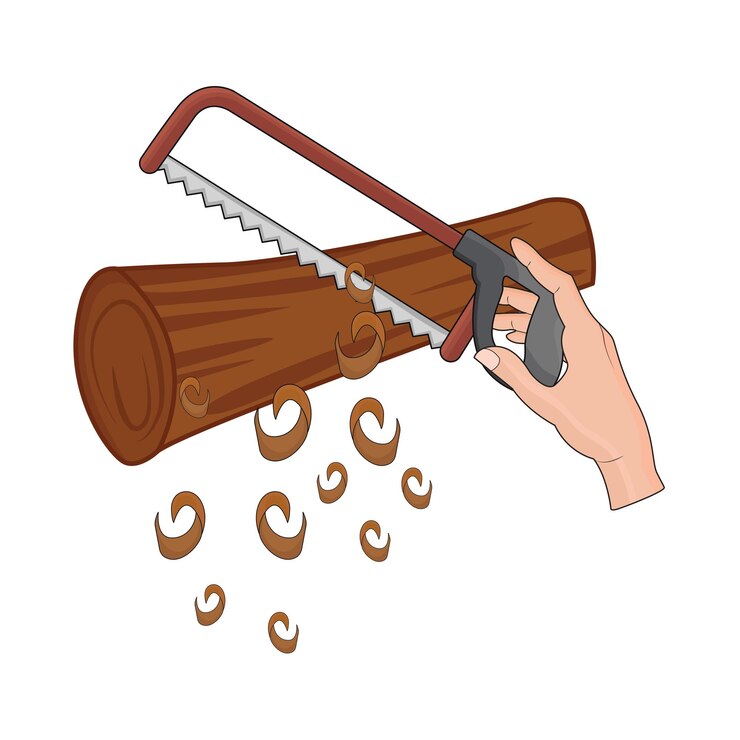 Vector saw illustration