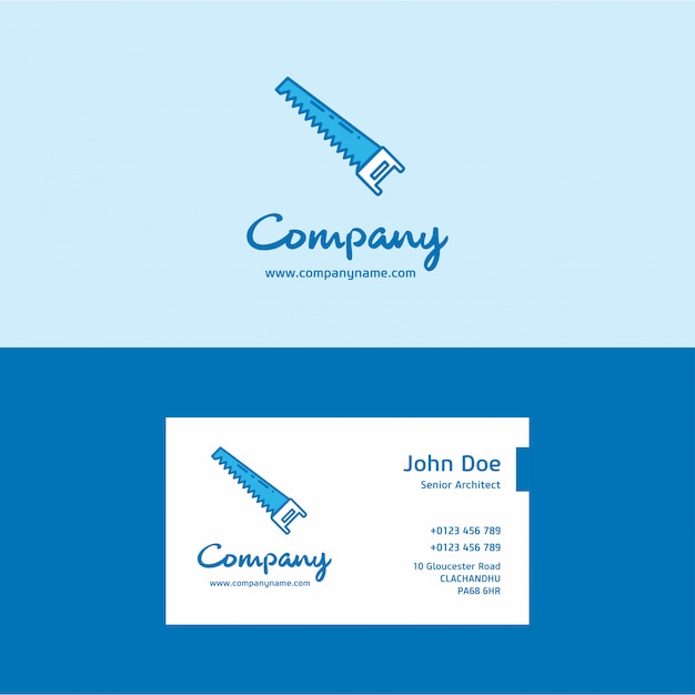 Saw logo and Business card