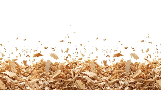 デザインプロジェクトのための sawdust 背景ベクトル隔離フラットスタイル
