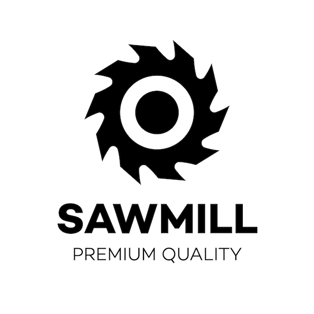 Sawmill logotype black color