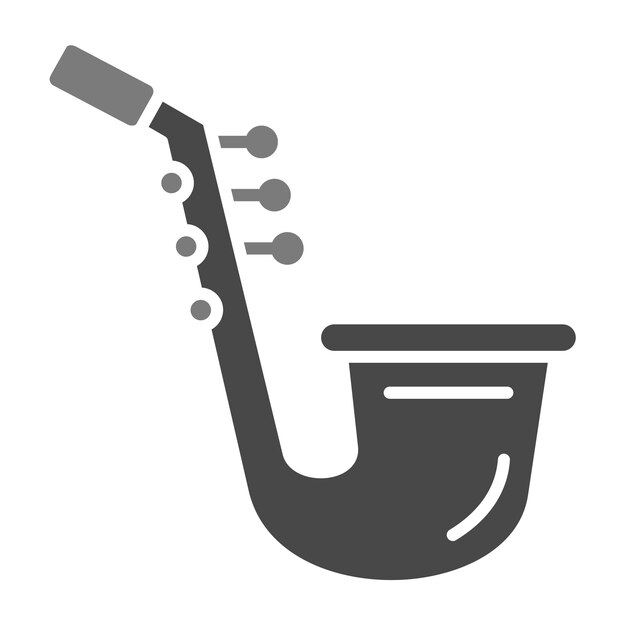 Vector saxophone icon