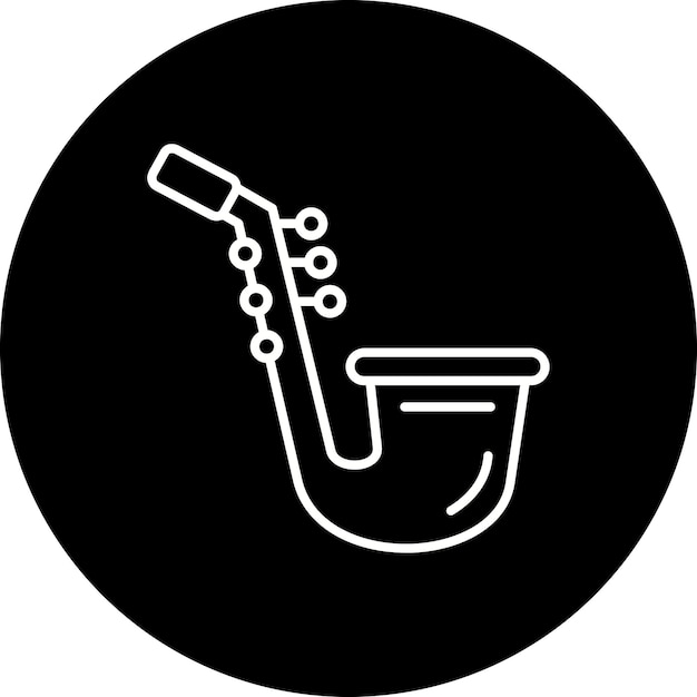 Vector saxophone icon