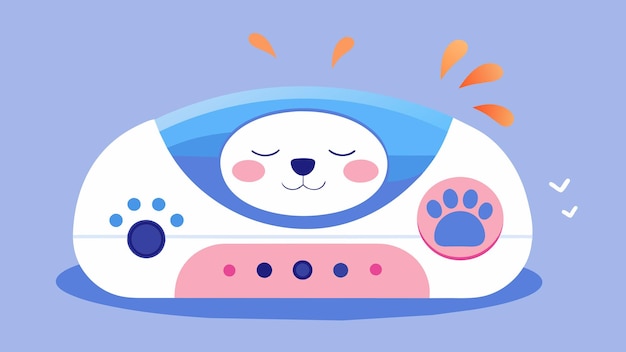 Vector say goodbye to restless nights for your furry companion with this pet anxiety relief sound machine