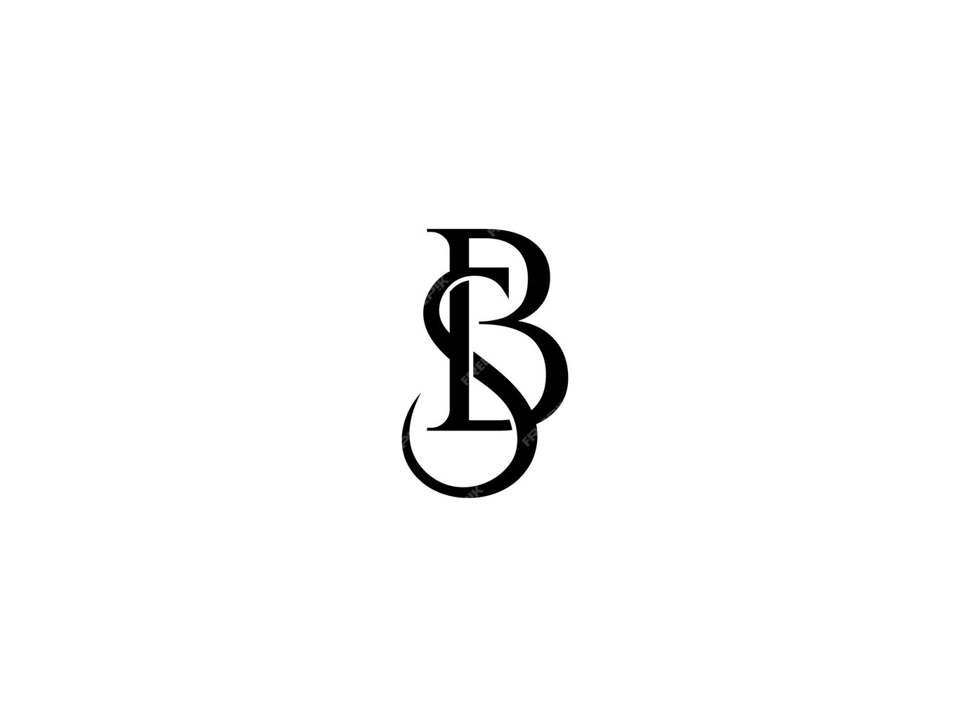 Premium Vector | Sb logo design