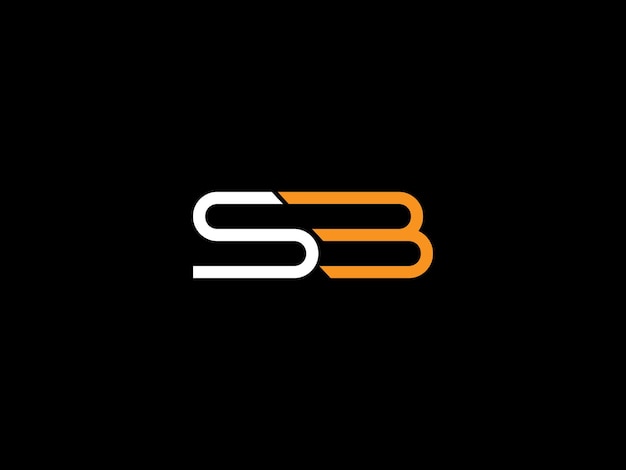 Vettore design del logo sb