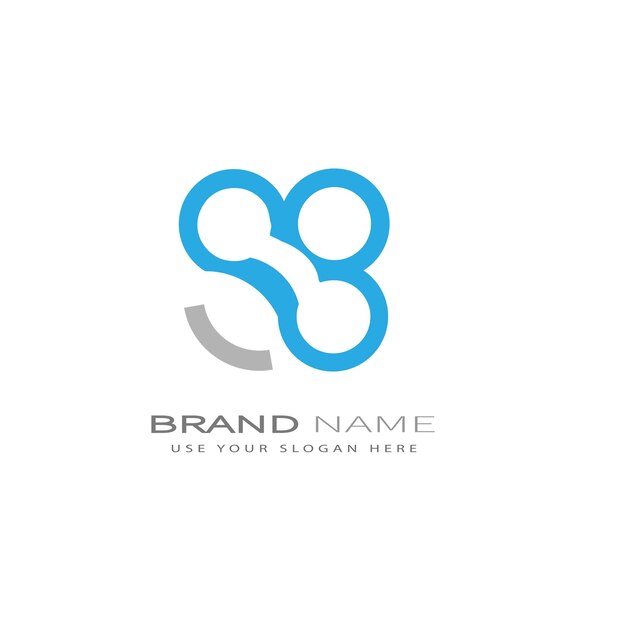 Vector sb2348 letter sb logo design