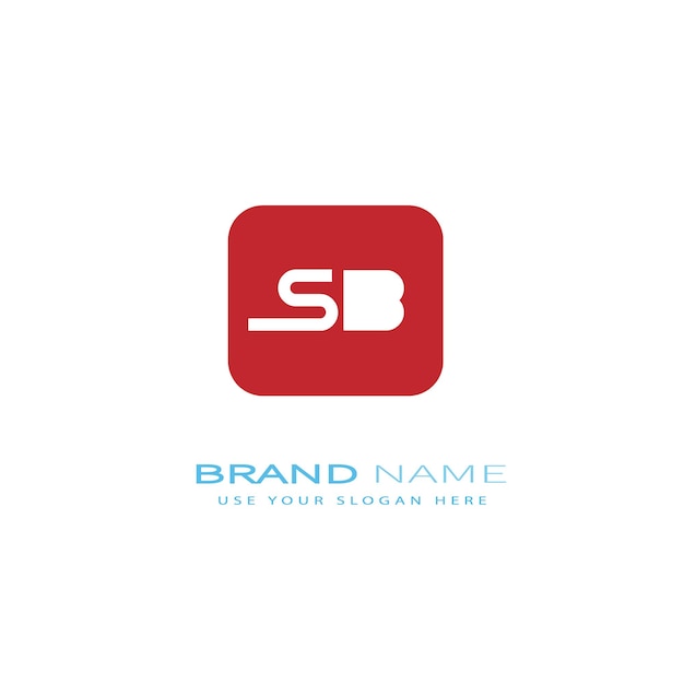 Vector sb307 letter sb logo design