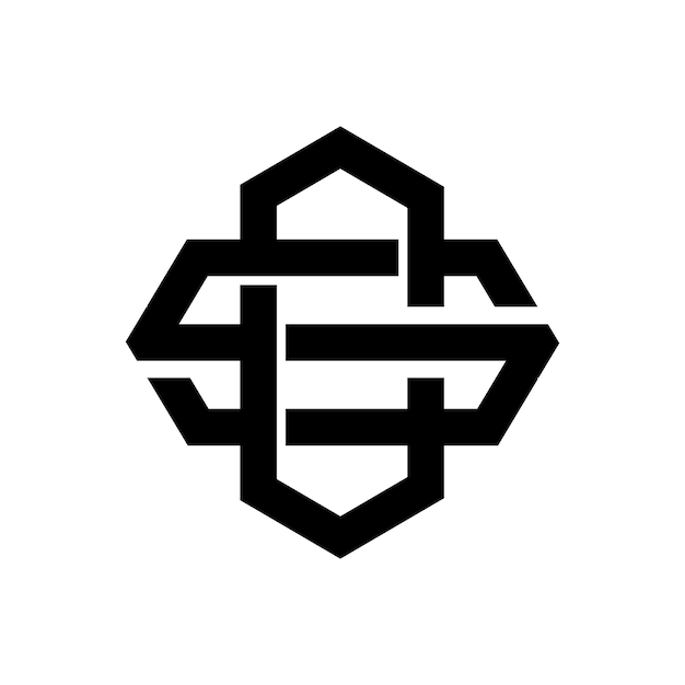 SC beginletter logo ontwerp